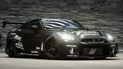 Nissan GT-R35 Rocket bunny By HitachiMedia & BucketRain (3)
